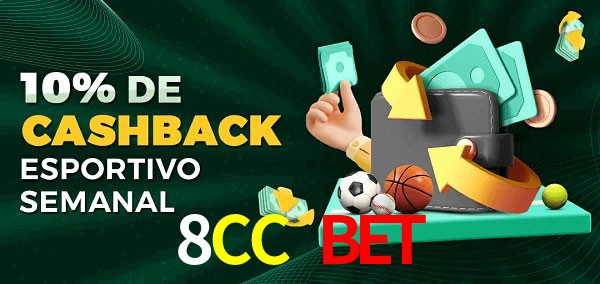 10% de bônus de cashback na 8CC Bet